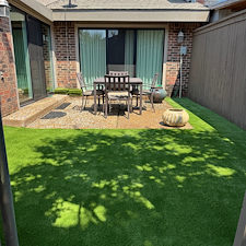 Low-Maintenance-Artificial-Turf-Installation-for-a-Condo-Backyard-in-Dallas-TX 0